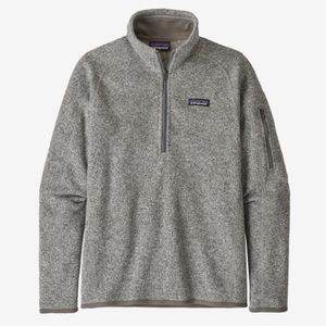 Patagonia Better Sweater Quarter-Zip Birch White